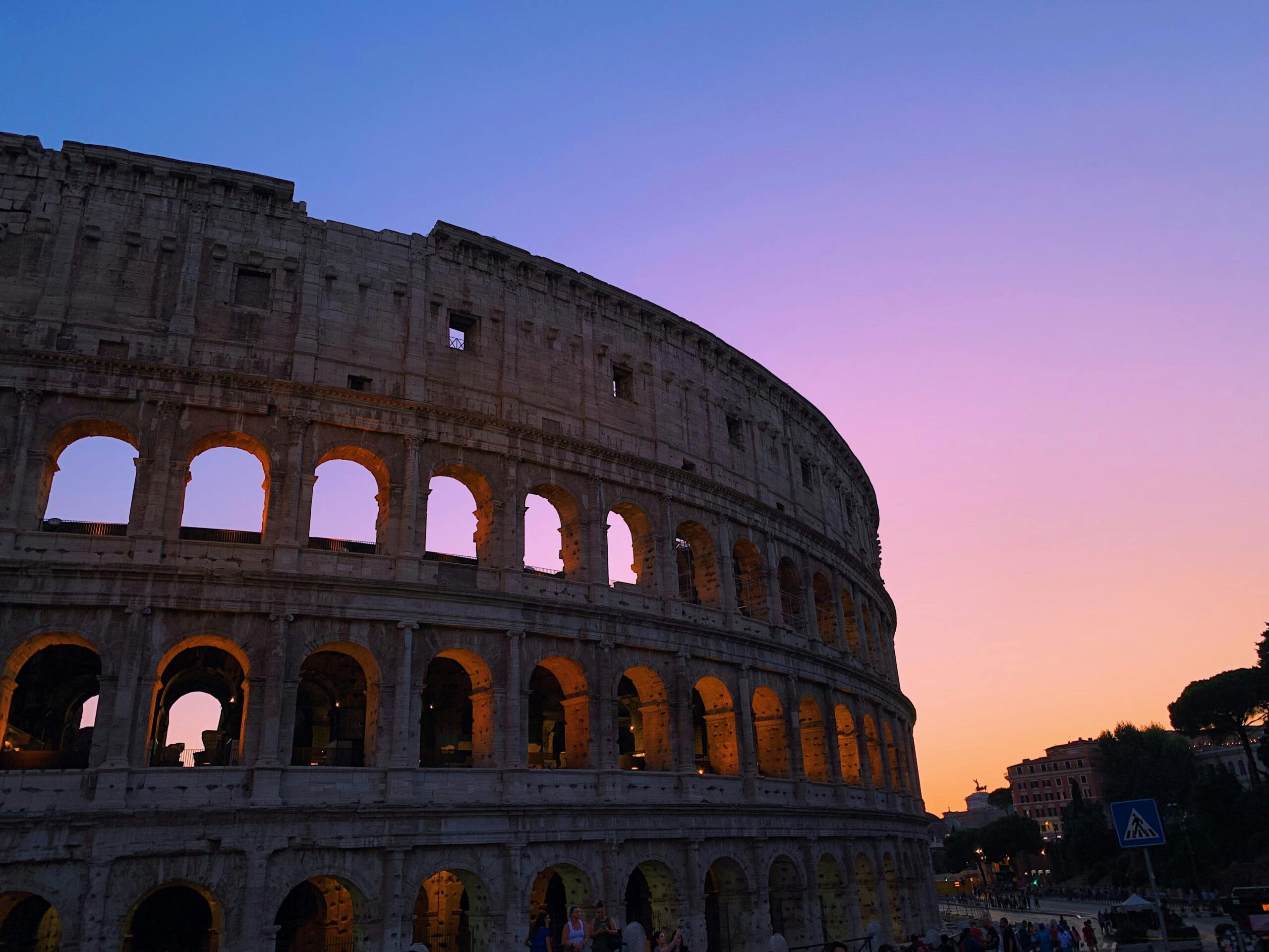 The Roman Colosseum at sunset, a signature cultural experience by RGM Travel
