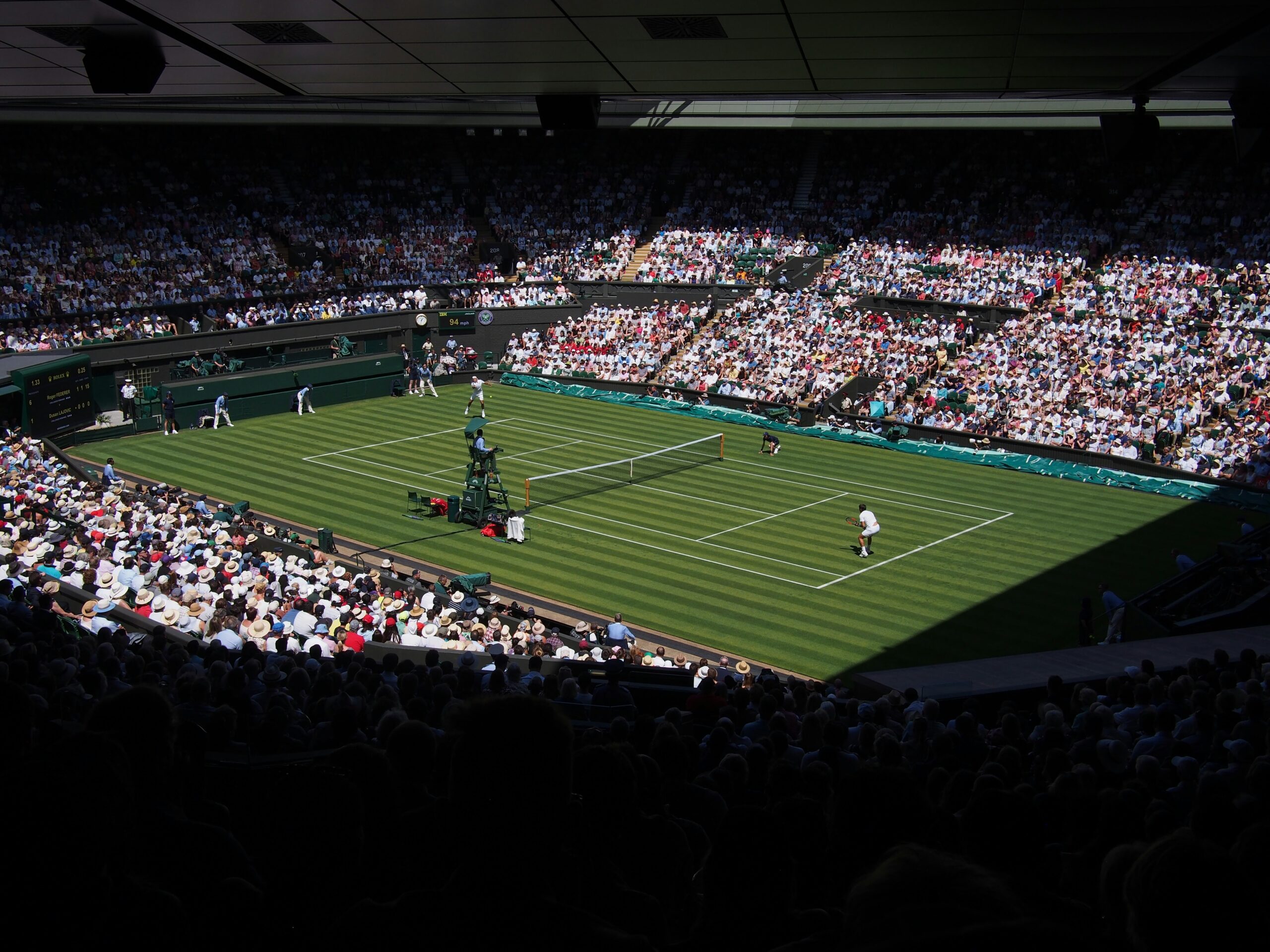 Grand Slam tennis court at Wimbledon